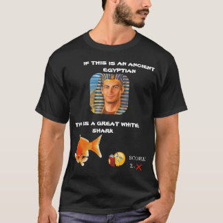 もしこれが古代エジプト人なら、これは素晴らしいホオジロザメ Tシャツ