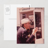 もしもしもしハロー？-ヴィンテージ ポストカード (正面/裏面)