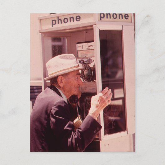 もしもしもしハロー？-ヴィンテージ ポストカード (正面)