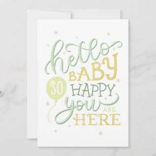 もしもしベビーでとても嬉しいね。新生児誕生