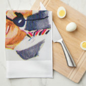 もしもしメイベル?トニーだ。 キッチンタオル (四つ折り)