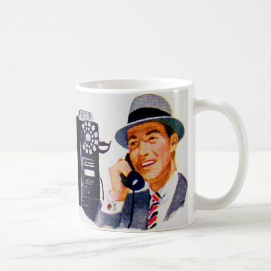 もしもしメイベル？トニーだ。 コーヒーマグカップ (右)