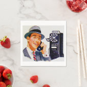 もしもしメイベル？トニーだ。 スタンダードカクテルナプキン (インサイチュ)