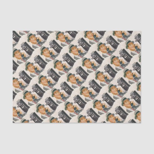 もしもしメイベル?トニーだ。 薄葉紙 (正面)