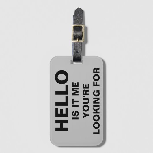 もしもし私が探してるのかな ラゲッジタグ (正面縦)