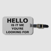 もしもし私が探してるのかな ラゲッジタグ (正面横)