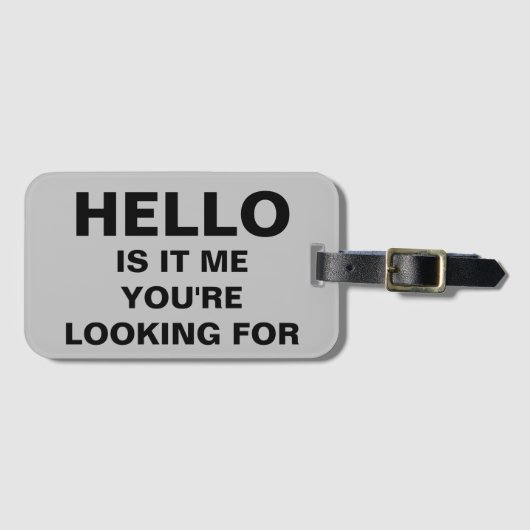 もしもし私が探してるのかな ラゲッジタグ (正面横)