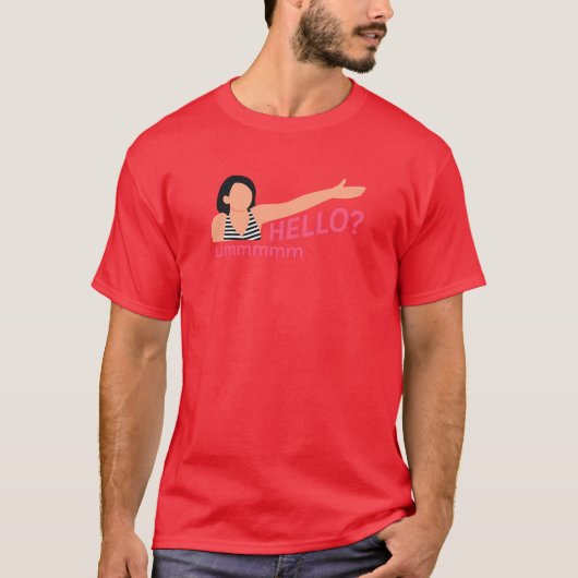 もしもし? Tシャツ (正面)