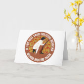 もしよ恋しく思り浮気した夫に火入れ カード (黄色い花)