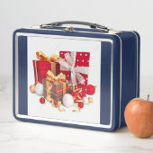 (もしクラシックまたはレトロデザイン) メタルランチボックス (インサイチュ)