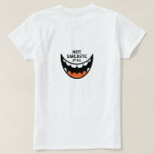 もしストレス燃焼カロリー Tシャツ (デザイン裏面)