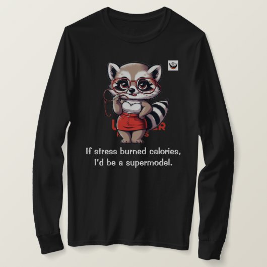 もしストレス燃焼カロリー Tシャツ (デザイン正面)