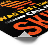 もしスノーボードは簡単だ ポスター (角)