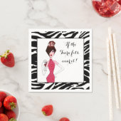 「もしティアラはぴったり…衣服だ!」 スタンダードカクテルナプキン (インサイチュ)