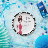 「もしティアラはぴったり…衣服だ!」 ペーパープレート (パーティー)