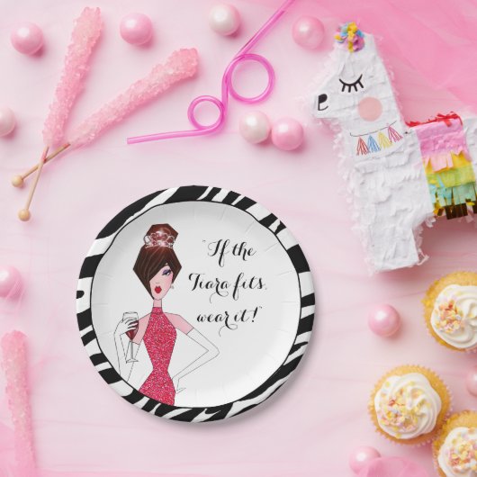 「もしティアラはぴったり…衣服だ！」 ペーパープレート (パーティー)