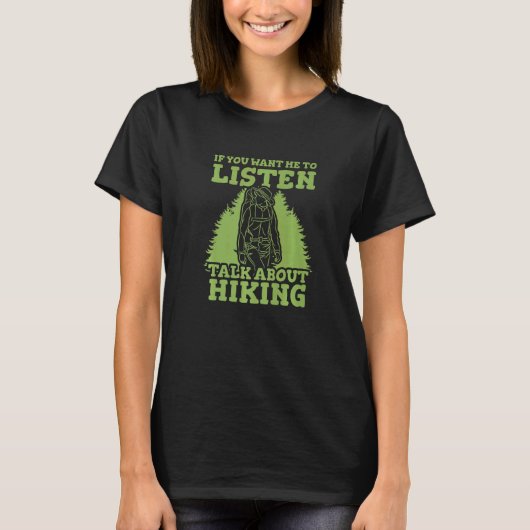 もしハイキングの聞話をして Tシャツ (正面)