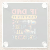 もしパパが修正できない ガラスコースター (裏面)