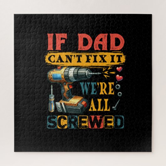 もしパパが修正できない ジグソーパズル (縦)