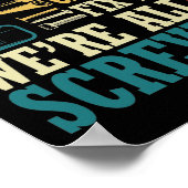 もしパパが問題を解決できない我々は全て混乱している ポスター (角)