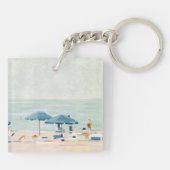 もしビーチ キーホルダー (裏面)