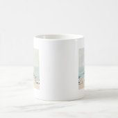 もしビーチ コーヒーマグカップ (中央)