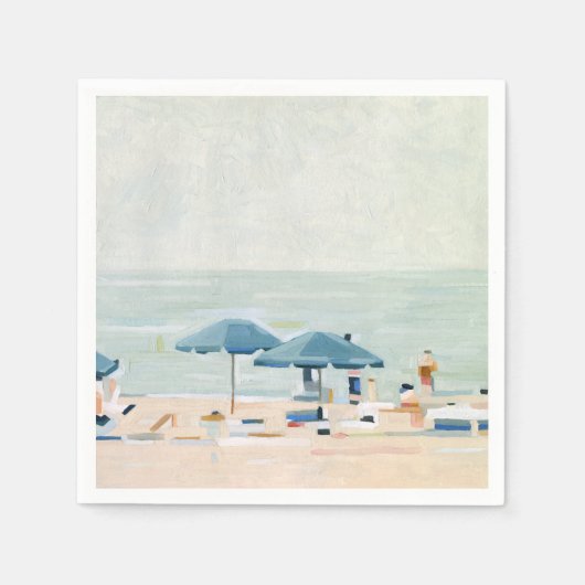 もしビーチ スタンダードカクテルナプキン (正面)