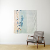 もしビーチ タペストリー (インサイチュ(横))