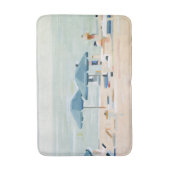 もしビーチ バスマット (正面縦)