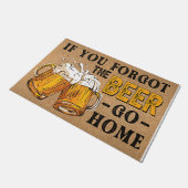 もしビ忘れールは家に帰る ドアマット (アングル)