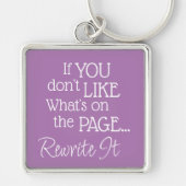 「もしページの内容が気に入らない…」 フレーズ キーホルダー (正面)