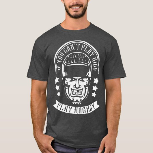 もしホッケー遊のシャージー Tシャツ (正面)