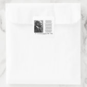 もしラディヤード・キプリングのアドバイス詩やる気を起こさせるによる スクエアシール (バッグ)