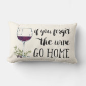 もしワイ忘れン、ホームウォーター色引用文 ランバークッション (正面)