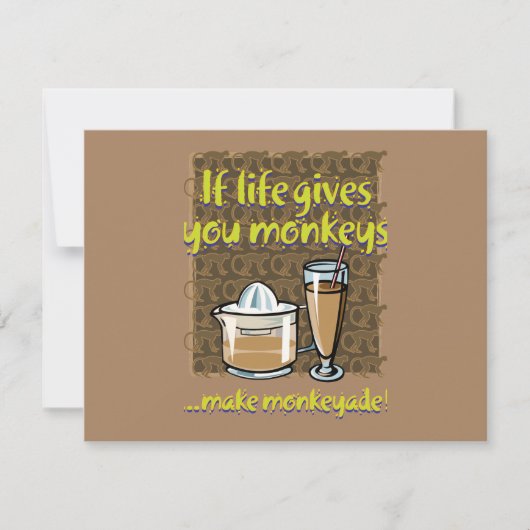 もし与えBrown BG ノートカード (正面)