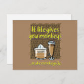 もし与えBrown BG ノートカード (正面/裏面)