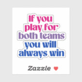 もし両遊チームで必ず勝つ シール (シート)