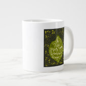 もし人与え生はレモネードを作る ジャンボコーヒーマグカップ (正面右)