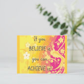 もし信じ達成できるぞ! ポストカード (スタンド正面)