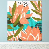 もし君のことを知るたびに花を考え食べた キャンバスプリント (インサイチュ (ウッドフロア))