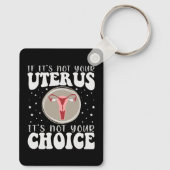 もし子宮じゃなくて選択の余地がない キーホルダー (裏面)