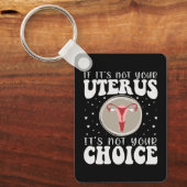 もし子宮じゃなくて選択の余地がない キーホルダー (正面)