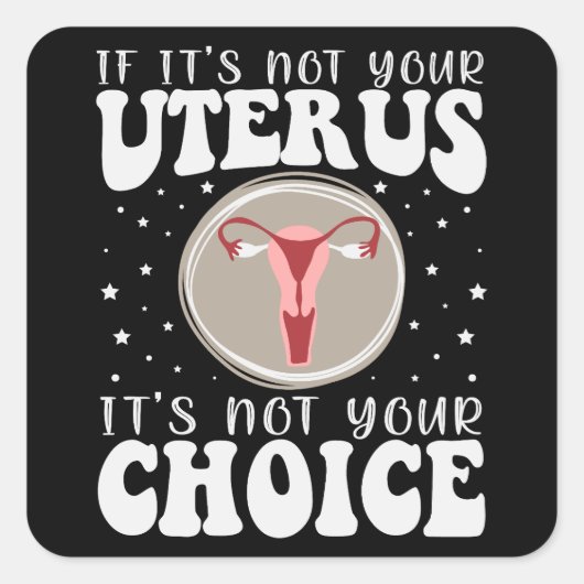 もし子宮じゃなくて選択の余地がない スクエアシール (正面)