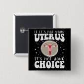 もし子宮じゃなくて選択の余地がない 缶バッジ (正面&裏面)