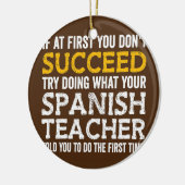 もし最初は成功し頼ない セラミックオーナメント (左)