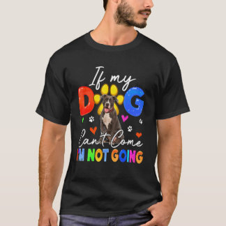 もし犬がピッ来ト・ブルおもしろい値リストに行かない Tシャツ
