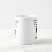 もし独裁政権に生きたくない....... コーヒーマグカップ (中央)