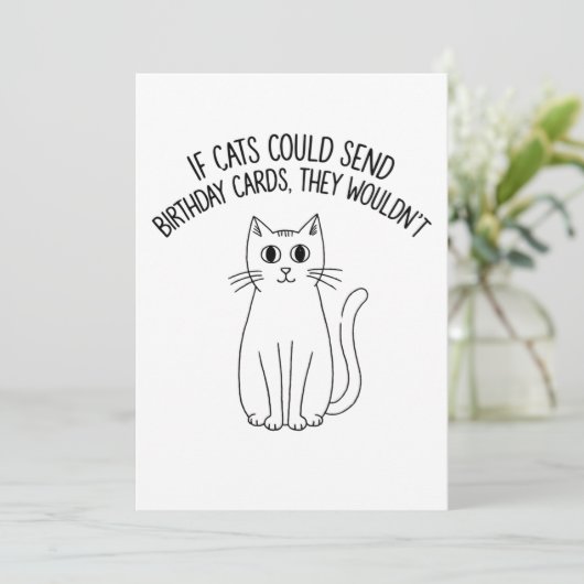 もし猫が誕生日カードを送ることができたら、きっと送らないだろう 招待状 (スタンド正面)