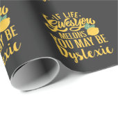 もし生与え活は失読症かもしれない ラッピングペーパー (ロールコーナー)