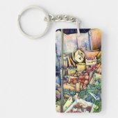 もし神は、もっとよいものにしたのだ、彼女は保 キーホルダー (正面)